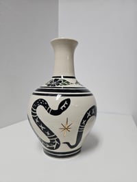 Image 1 of Vase 4 - Gold stars & snakes