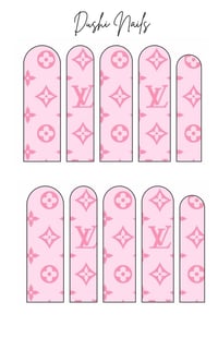 Lv pink waterslide decal 