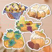 Image 1 of Cozy Fall Pup Stickers