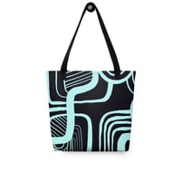 Image 3 of Black Cargo - Contemporary Urban Art Apparel for the Woke  - Minimal - All-Over Print Tote Bag