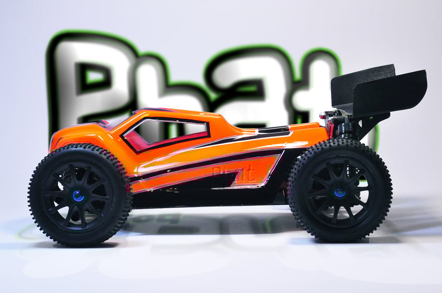Image of PHAT BODIES 'KABOOM' bodyshell for WLToys 144001 LC Racing EMB-1 Rlaarlo 14