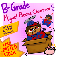 Image 1 of B-GRADE 6" Miguel O'hara Bean Plush 