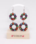 Crave Beaded Circle Earrings ll