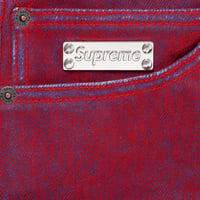Image 6 of ‘23 Supreme Flocked Regular Jeans - 32
