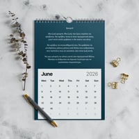 Image 4 of The Calendar of a Traveler 2026 - Blue Edition