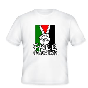 Image of Adult "Free Palestine" Short Sleeve Tee