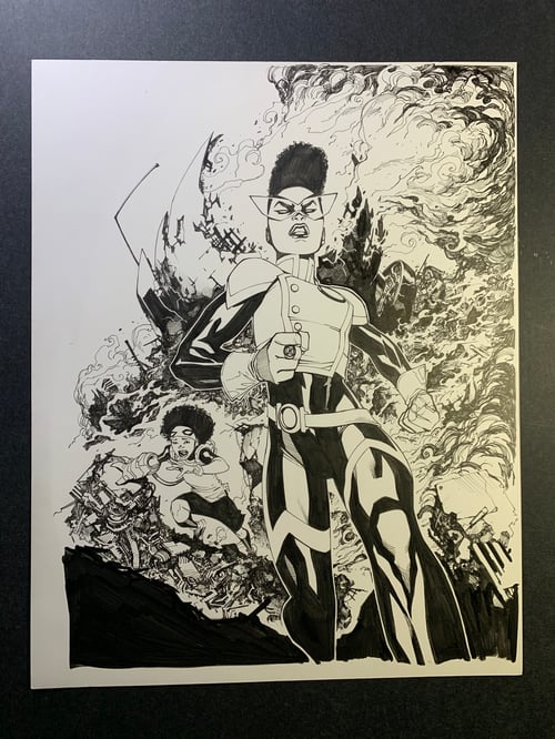 Image of GREEN LANTERN #04 original cover art