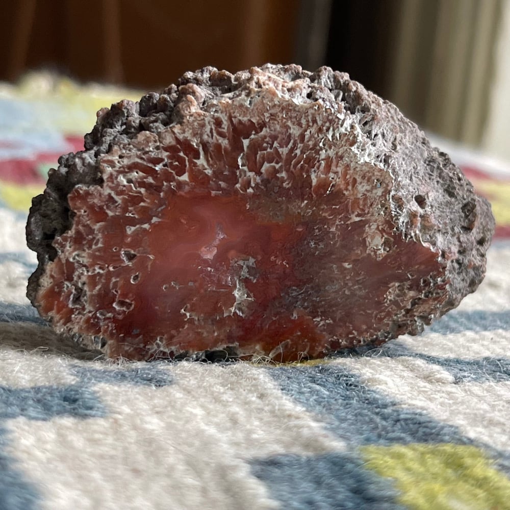 Agate Barite Pseudomorph Polished Specimen 