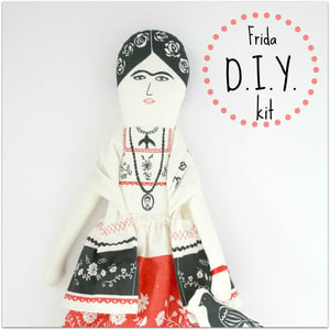 Image of Frida D.I.Y doll kit