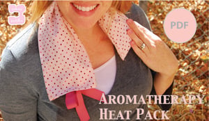 Image of Aromatherapy Neck Hot/Cold Wrap PDF Sewing Pattern