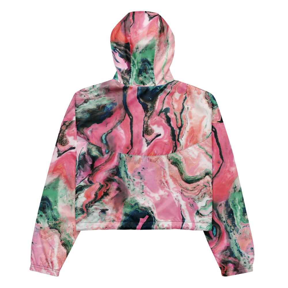 Image of Women’s cropped Art windbreaker