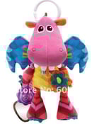 Image of Lamaze Pink Dragon Pram Toy