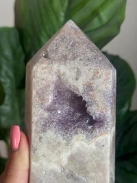 Image 3 of XL PINK AMETHYST TOWER -BRAZIL- #31