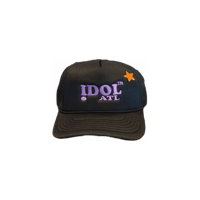 Logo Trucker v.1 (Black/Purp) 