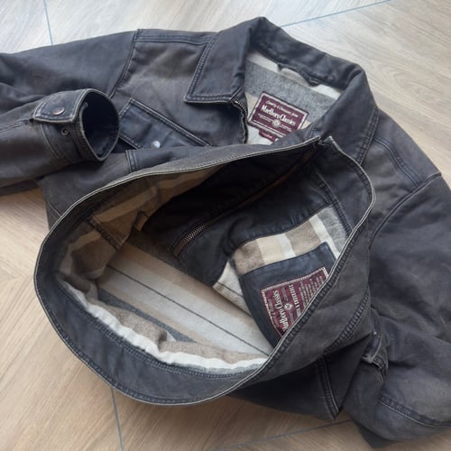 Image of Marlboro Classics Cropped Wax Canvas Jacket, Size Large