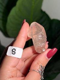 Image 20 of CHOOSE YOUR OWN MINI RUTILE SMOKEY QUARTZ POINTS (NATURAL UNPOLISHED POINTS) -BRAZIL- LOT 2