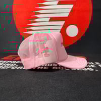 Image 3 of ENTRAPRENEUR Signature Trucker – Blush Pink / Ice Blue