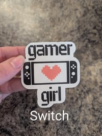 Image 4 of Gamer Girl Die Cut Stickers 