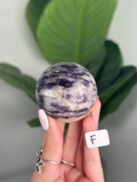 Image 6 of FLUORITE X CALCITE SPHERES