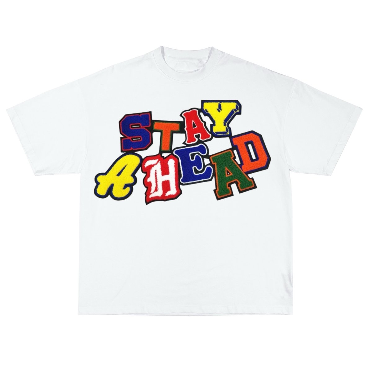 Image of Stay Ahead Blanco T-shirt