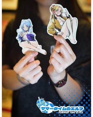 Image of Summer Times Elves ~ Frieren & Marcille Stickers Set // Bobby Tang