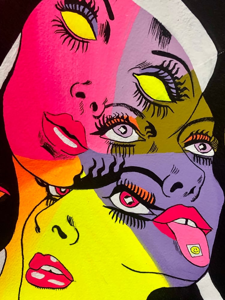 Summer Nun no. 1 original painting