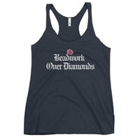 Image 4 of Beadwork over Diamonds Women's Racerback Tank
