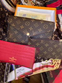 Image 3 of LV Double Crossbody with gold Chain 