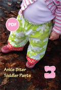 Image of Ankle Biter Toddler Pants Sewing Pattern size 9 months-4T