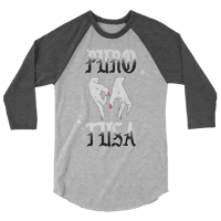 Image 2 of LOWER AZ PURO TUSA 3/4 sleeve raglan shirt