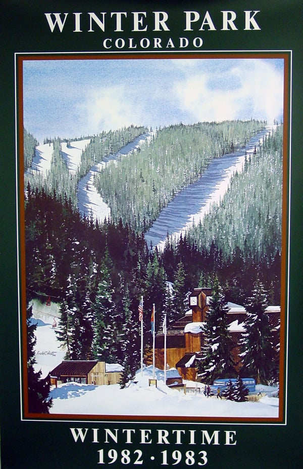 Image of 1982 - 1983 Winter Park Resort Vintage Poster