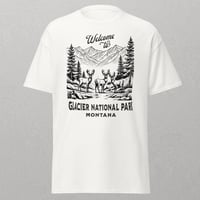 Image 1 of Welcome to Glacier National Park" Montana Unisex T-Shirt for Adults