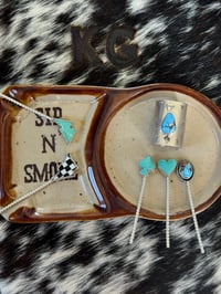 Image 2 of Turquoise Heart Hair Pin