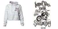 Image 5 of BLACK AND WHITE SUPPORTER WOMANS WINDBREAKER