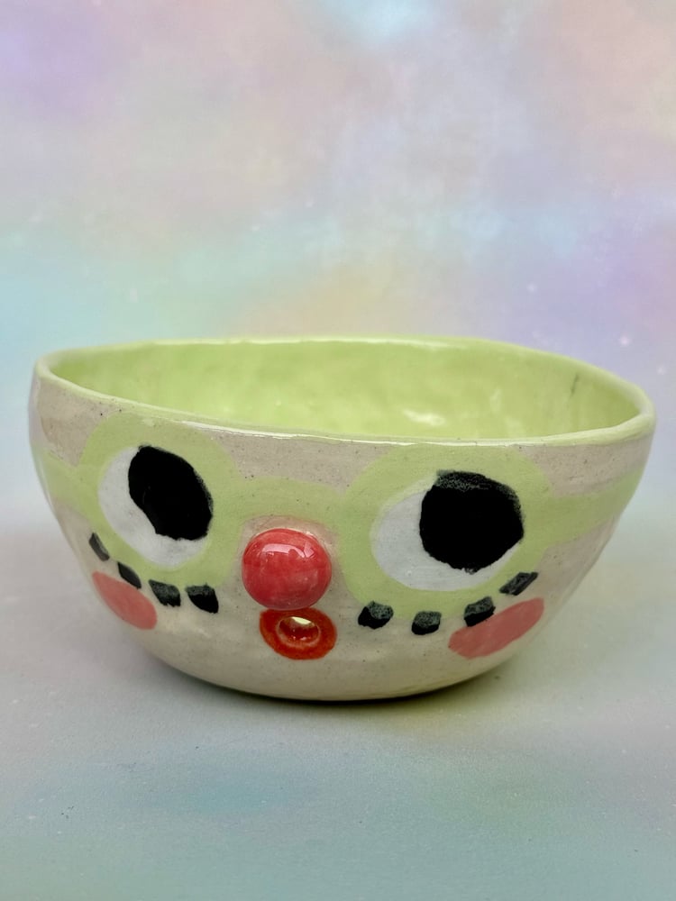 Image of clown yarn bowl