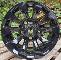 18" SAWTOOTH STYLE ALLOY WHEELS FITS 5X165 ET10 GLOSS BLACK