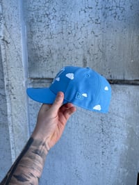 Image 5 of PARTLY CLOUDY SKY BLUE ANEHEIM ANGELS CUSTOK FITTED CAP