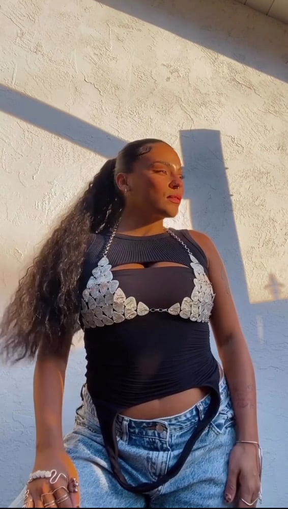 Image of Fender Guitar Pick Bralette/Apron (Pre-Order)