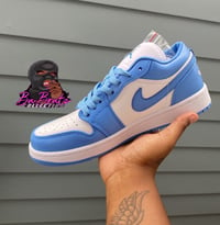 Blue Low Top Jordan 1s