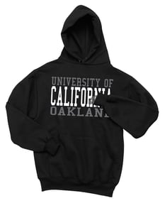 Image of University of California, Oakland Hoodie (Black/Grey)