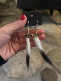 Brass Ermine Tail with fan