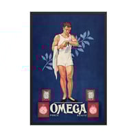 Image 1 of Omega 1932 LA Olympics framed poster