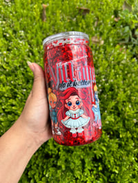Image 1 of Princess “Villains do it better” acrylic snow globe tumbler
