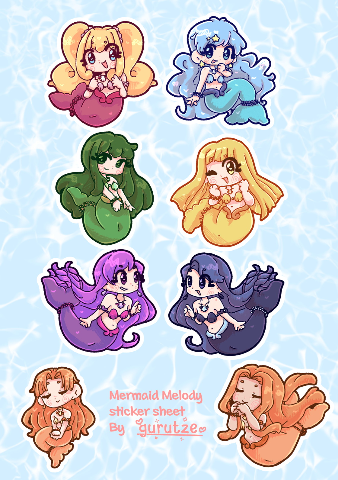 Image of Mermaid Melody charms [PRE-ORDER]