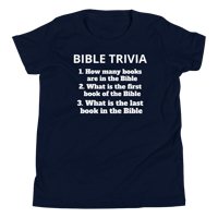 Image 5 of Unisex Youth Short Sleeve T-Shirt (Bible trivia 1)