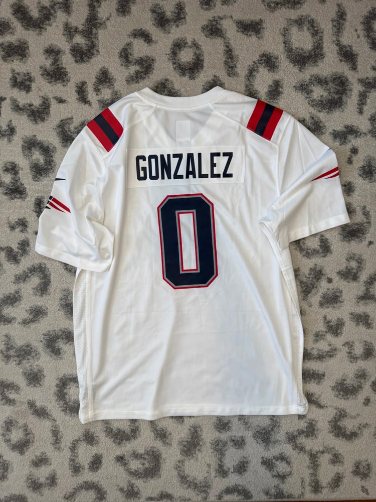 Christian Gonzales New England Patriots Jersey