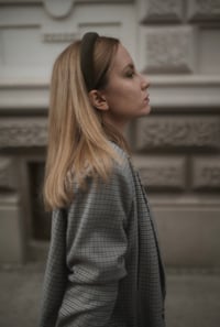 Image 1 of Agnes Hairband / Suede
