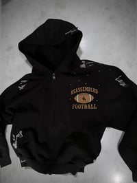 Image 2 of R FOOTBALL ZIP UP HOODIE