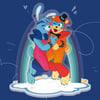Fnaf Bunny x Freddy standee  
