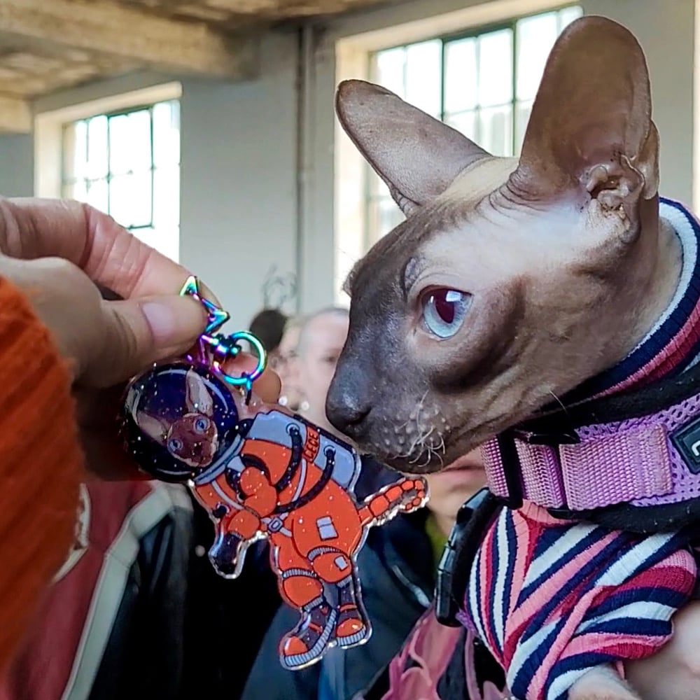 CECE Spacecat keyring!